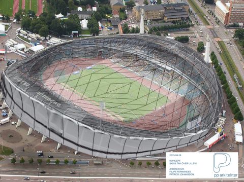 Nya Ullevi – TENSILE NET STRUCTRE